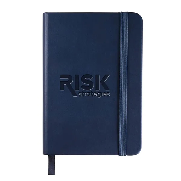 Faux leather cover journal with 80 ruled pages, elastic loop closure... from ASI 79530 Prime Line