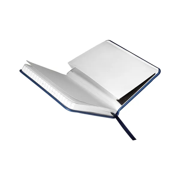 Faux leather cover journal with 80 ruled pages, elastic loop closure... from ASI 79530 Prime Line