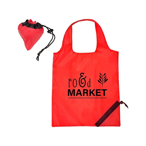 Tote bag made from 190T polyester with adjustable drawstring lock.... from ASI 79530 Prime Line
