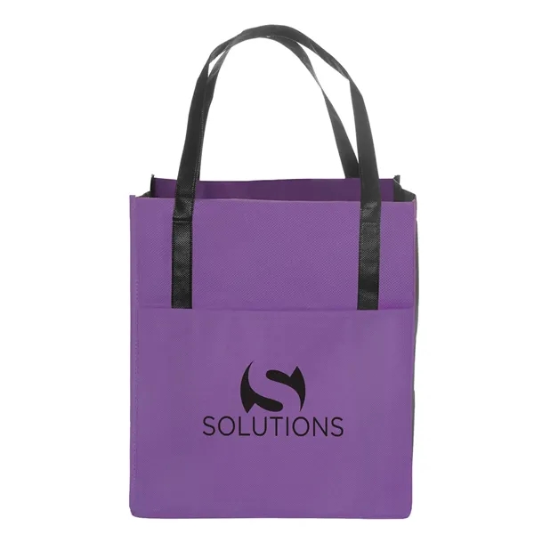Earth-friendly tote bag made from 85gsm non-woven polypropylene with 20" handles... from ASI 79530 Prime Line
