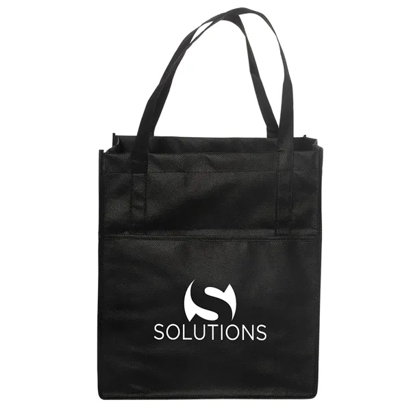 Earth-friendly tote bag made from 85gsm non-woven polypropylene with 20" handles... from ASI 79530 Prime Line