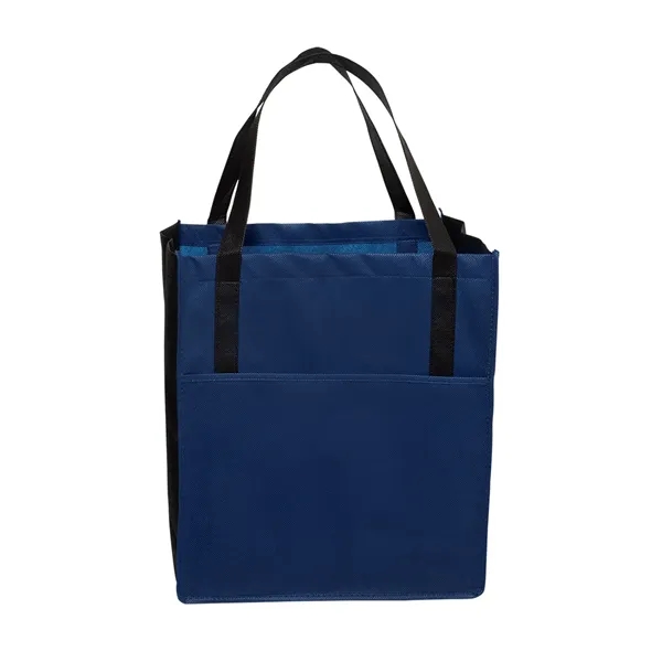 Earth-friendly tote bag made from 85gsm non-woven polypropylene with 20" handles... from ASI 79530 Prime Line