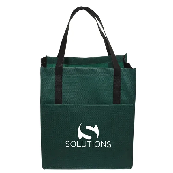 Earth-friendly tote bag made from 85gsm non-woven polypropylene with 20" handles... from ASI 79530 Prime Line