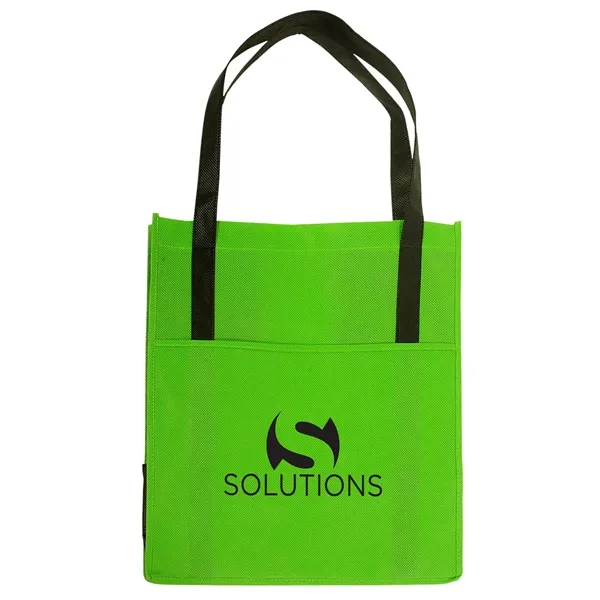 Earth-friendly tote bag made from 85gsm non-woven polypropylene with 20" handles... from ASI 79530 Prime Line