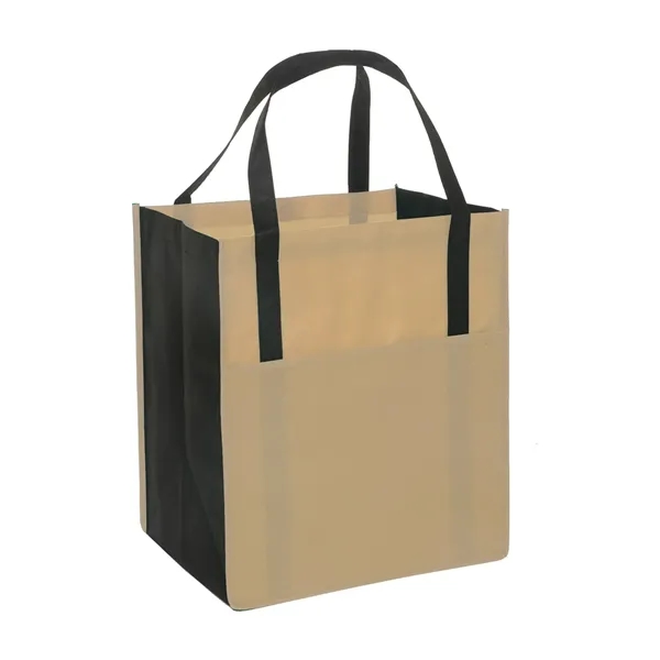 Earth-friendly tote bag made from 85gsm non-woven polypropylene with 20" handles... from ASI 79530 Prime Line