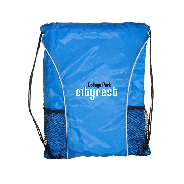 Sling backpack made from 210 denier polyester material with two mesh... from ASI 79530 Prime Line