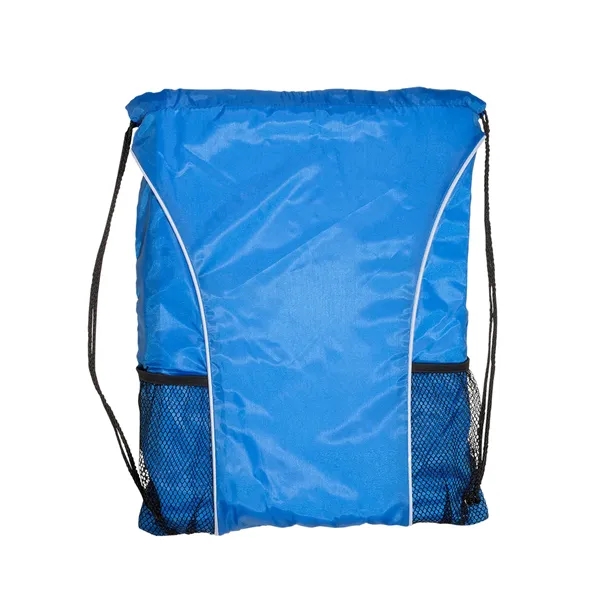 Sling backpack made from 210 denier polyester material with two mesh... from ASI 79530 Prime Line