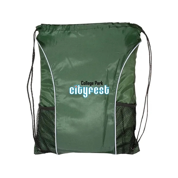 Sling backpack made from 210 denier polyester material with two mesh... from ASI 79530 Prime Line