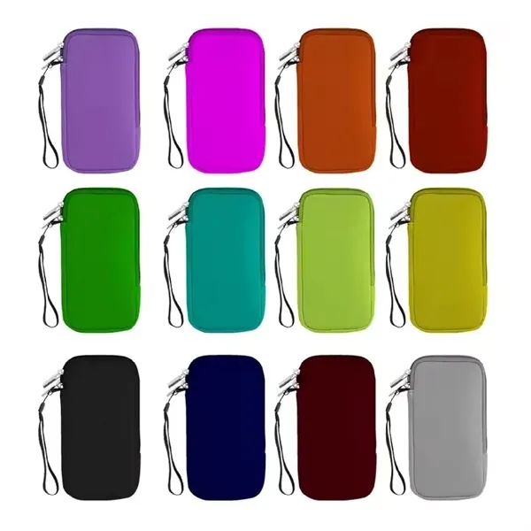 Full color neoprene phone pouch plus full color sublimation imprint on... from ASI 37218 Athena Promo (tm)