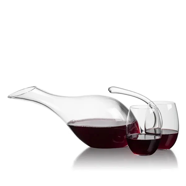 Reyna Carafe & 2 Stemless Wine glasses.... from ASI 84592 St Regis Group