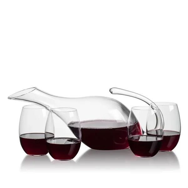 Reyna Carafe & 2 Stemless Wine glasses.... from ASI 84592 St Regis Group