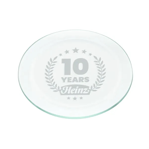 Jade glass coaster, 4" diameter.... from ASI 84592 St Regis Group