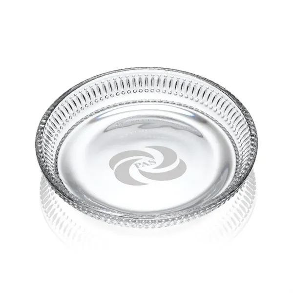 Marvelous Glass Coaster with decorative serated radius... from ASI 84592 St Regis Group