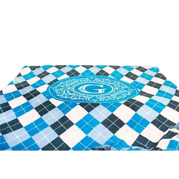 Soft and warm 220gsm 50" x 60" sublimated blanket, 100% polyester.... from ASI 73520 Neet Feet / Kanata Blanket