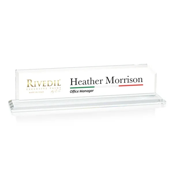 The Starfire Crystal Reading VividPrint™ Nameplate exudes elegance with its sleek,... from ASI 84592 St Regis Group