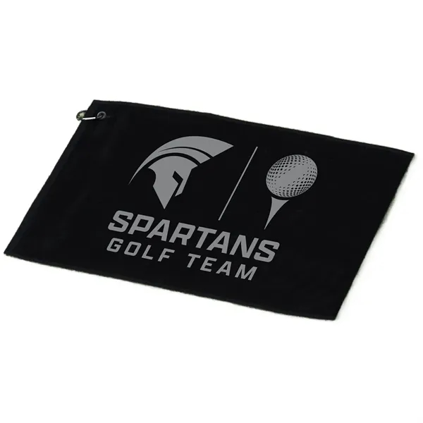 4 lbs/doz 16" x 30" screen printed golf towel... from ASI 73520 Neet Feet / Kanata Towels