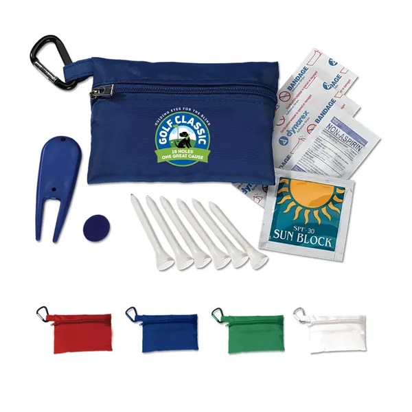 Full Color Mega Golf Kit in Zippered Bag... from ASI 44900 NC Custom (CI/Lanco) / Lanco