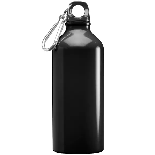 20 oz. aluminum sport water bottle with twist cap and carabiner.... from ASI 39552 BEL Promo