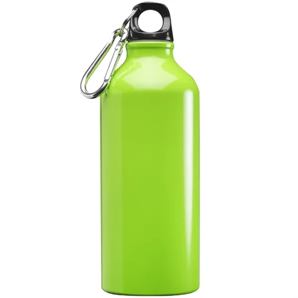 20 oz. aluminum sport water bottle with twist cap and carabiner.... from ASI 39552 BEL Promo