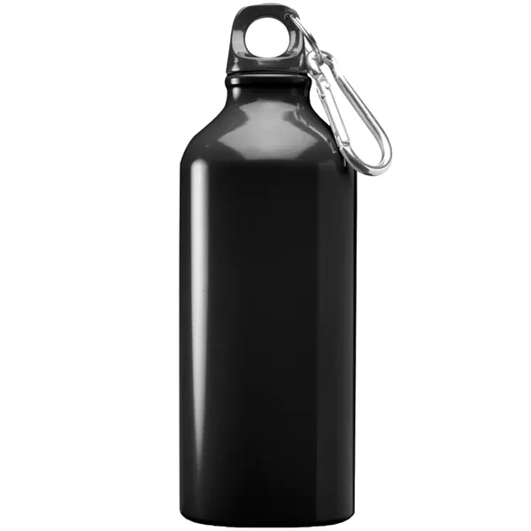 20 oz. aluminum sport water bottle with twist cap and carabiner.... from ASI 39552 BEL Promo