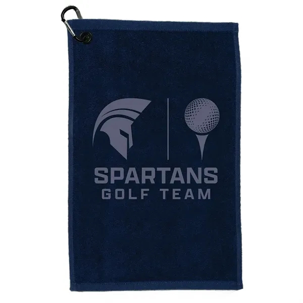 1 lbs/doz 11" x 18" screen printed golf towel... from ASI 73520 Neet Feet / Kanata Towels