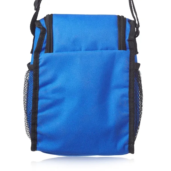 Multi-purpose insulated lunch bag with two zipper pockets and two mesh... from ASI 39552 BEL Promo