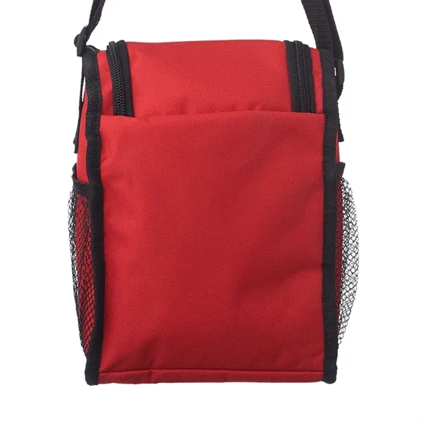 Multi-purpose insulated lunch bag with two zipper pockets and two mesh... from ASI 39552 BEL Promo