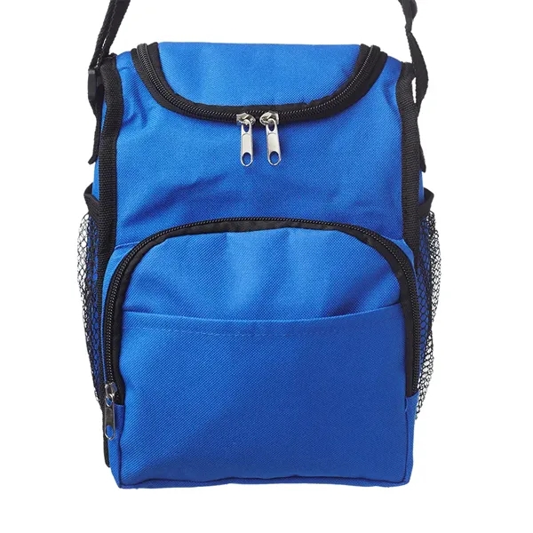 Multi-purpose insulated lunch bag with two zipper pockets and two mesh... from ASI 39552 BEL Promo