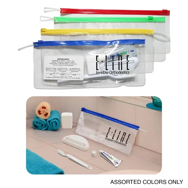 Dental kit packed in clear PVC case.... from ASI 52710 Lincoln Line