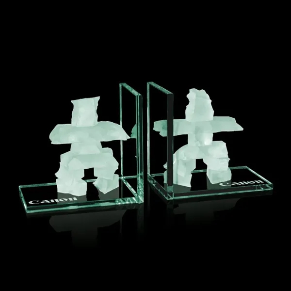 Inukshuk Bookends (Set of 2) - Jade 4"x12".... from ASI 84592 St Regis Group / St Regis