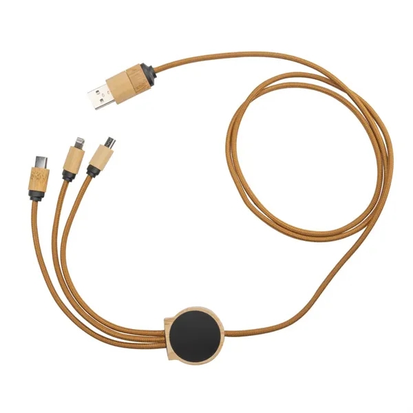 Ballmer Light Up Charging Cable w/Bamboo... from ASI 84592 St Regis Group