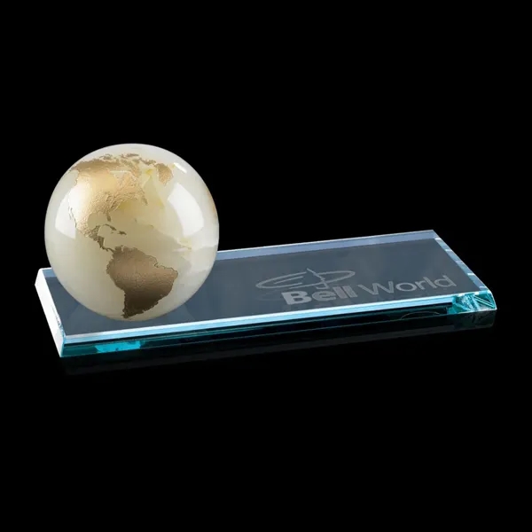 Globe on Starfire - White 4"x8".... from ASI 84592 St Regis Group