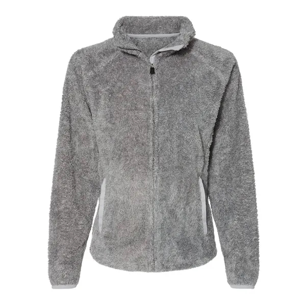 J. America Women's Boundary Shag Frosty Sherpa Full-Zip... from ASI 84358 S&S Activewear