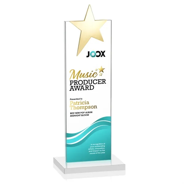 Magnificent Towering Star VividPrint™ Award is perfect for recognizing an exceptional... from ASI 84592 St Regis Group / St Regis