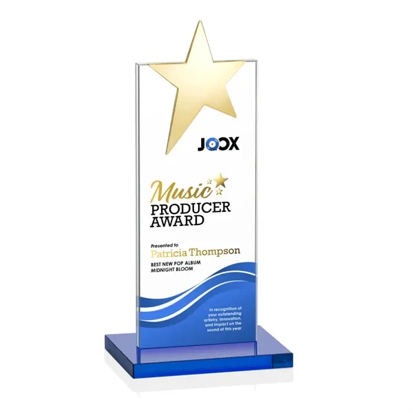 Magnificent Towering Star VividPrint™ Award is perfect for recognizing an exceptional... from ASI 84592 St Regis Group / St Regis