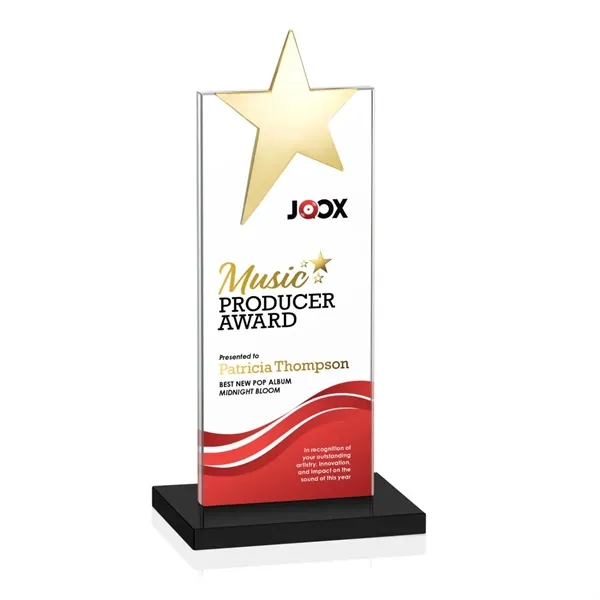 Magnificent Towering Star VividPrint™ Award is perfect for recognizing an exceptional... from ASI 84592 St Regis Group / St Regis