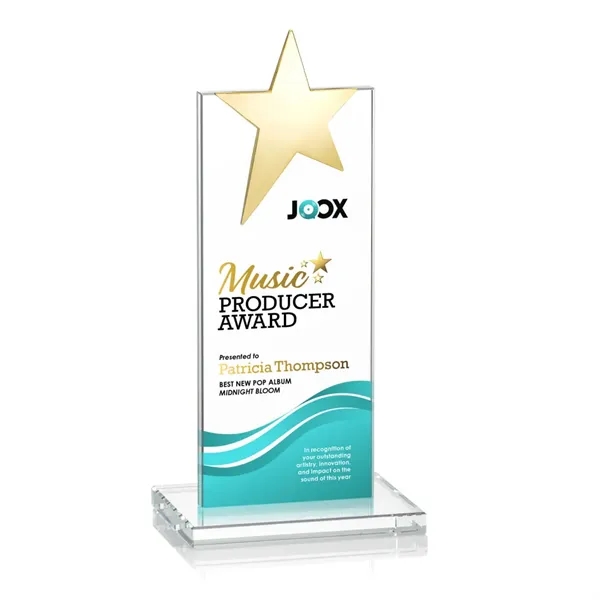 Magnificent Towering Star VividPrint™ Award is perfect for recognizing an exceptional... from ASI 84592 St Regis Group / St Regis