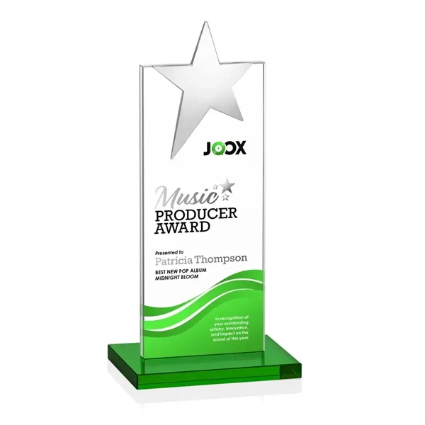 Magnificent Towering Star VividPrint™ Award is perfect for recognizing an exceptional... from ASI 84592 St Regis Group / St Regis