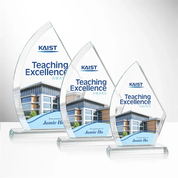 The 0.75” thick Ayrton Starfire Crystal VividPrint™ award features a large... from ASI 84592 St Regis Group / St Regis