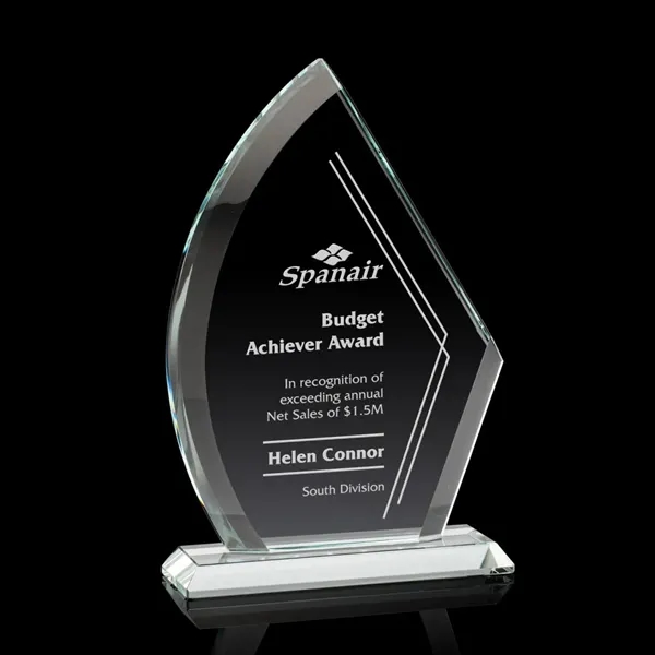 The 0.75” thick Ayrton Starfire Crystal VividPrint™ award features a large... from ASI 84592 St Regis Group / St Regis