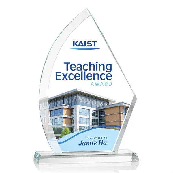 The 0.75” thick Ayrton Starfire Crystal VividPrint™ award features a large... from ASI 84592 St Regis Group / St Regis