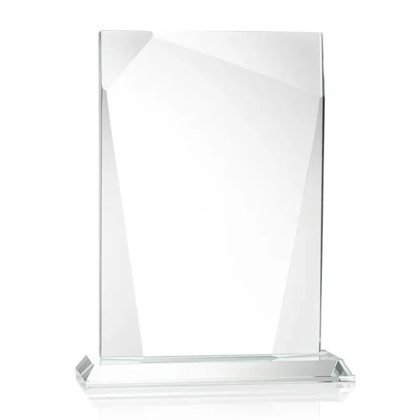 The 0.75 inch thick Shamrock VividPrint™ Award is a tall Starfire... from ASI 84592 St Regis Group / St Regis