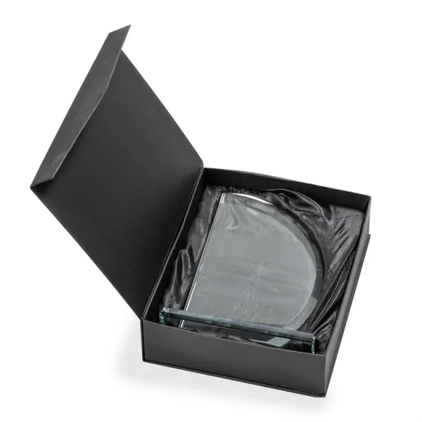 The 0.75 inch thick Truscott Starfire Crystal VividPrint™  award features... from ASI 84592 St Regis Group / St Regis