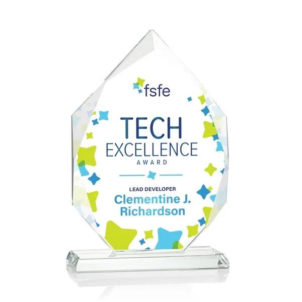 The beauty of the Starfire Crystal Weston VividPrint™ Award is the... from ASI 84592 St Regis Group / St Regis