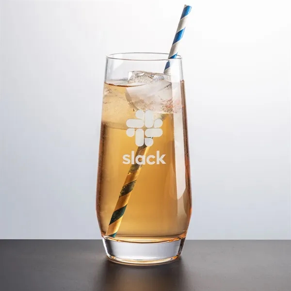 The Sturgis Hiball/Cooler Glass features a sleek, modern silhouette with gently... from ASI 84592 St Regis Group