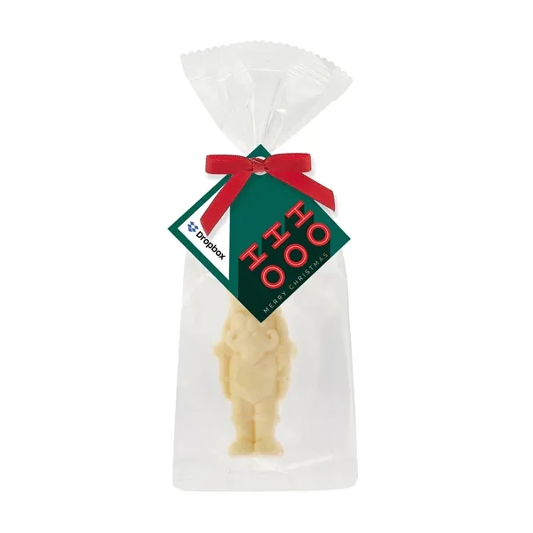 Nutcracker white chocolate bar in a favor bag... from ASI 71685 Midnite Snax®