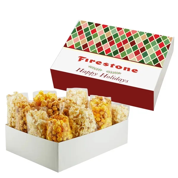 Gift box with 12 bags of popcorn... from ASI 71685 Midnite Snax®