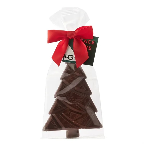 Tree-shaped Belgian dark chocolate bar... from ASI 71685 Midnite Snax®