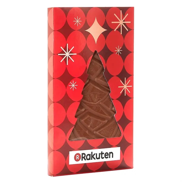 Tree-shaped Belgian milk chocolate bar... from ASI 71685 Midnite Snax®