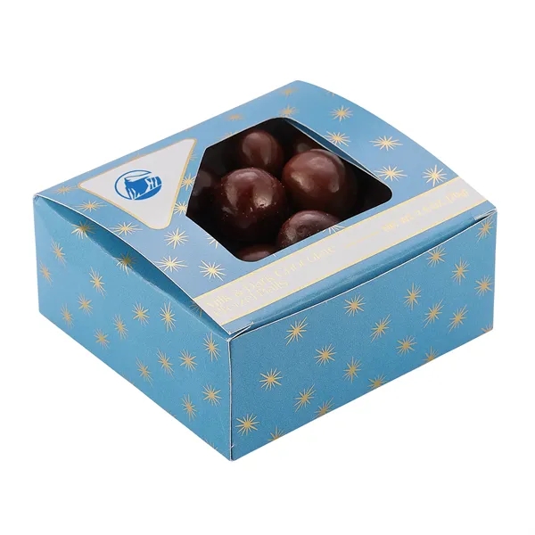 Box full of milk & dark chocolate pretzel balls... from ASI 71685 Midnite Snax®